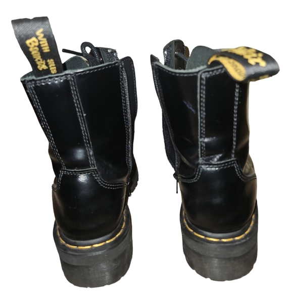 Jadon Dr. Marten platform Leather  boot size 8 men /9 women - Picture 3 of 4